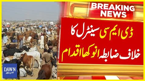 Dmc Center Ka Khilaaf E Zabta Anokha Iqdaam Breaking News Dawn News Youtube