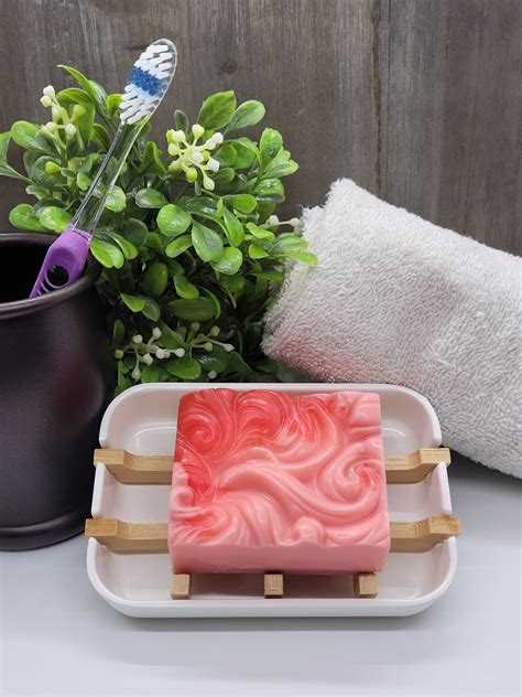 Strawberry Rhubarb Soap Shea And Honey Soap Handmade Soap