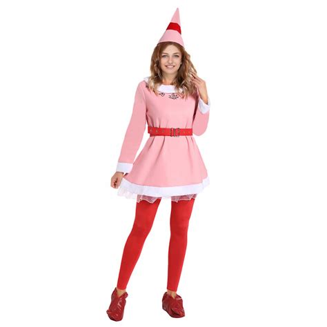 Christmas Buddy the Elf Costume & Jovie Elf Costume Santa Suit Outfit ...