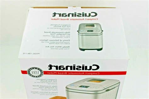 Cuisinart CBK 110 Automatic Bread Maker With Bread Machine