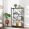 Amazon Himix Storage Shelves With Hooks Tier Foldable