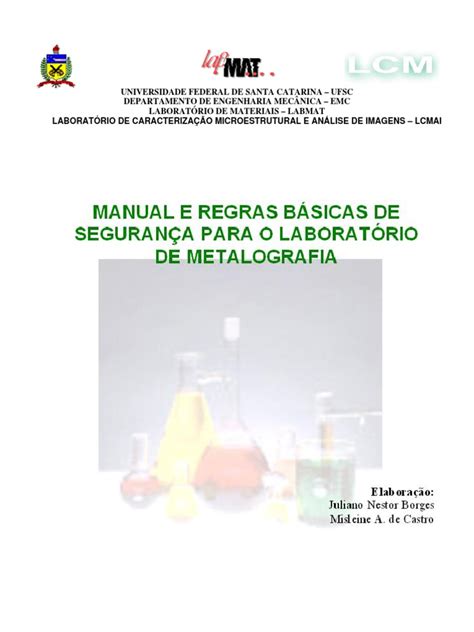 PDF Apostila Manual De Seguranca Metalografia DOKUMEN TIPS