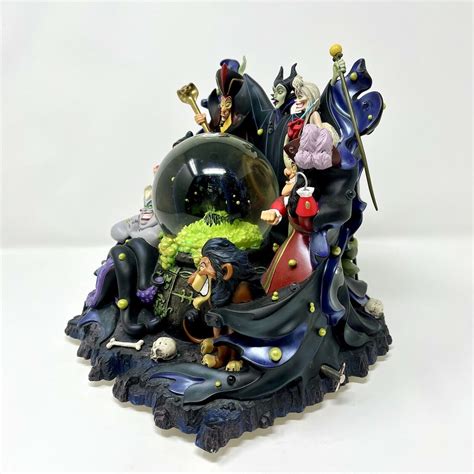 Rare Disney Parks The Art Of Disney Villains Musical Snow Globe EUC EBay