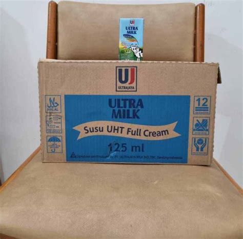 Jual Susu Uht Ultra Milk Ultra Jaya Full Cream Ml Isi Pcs Di