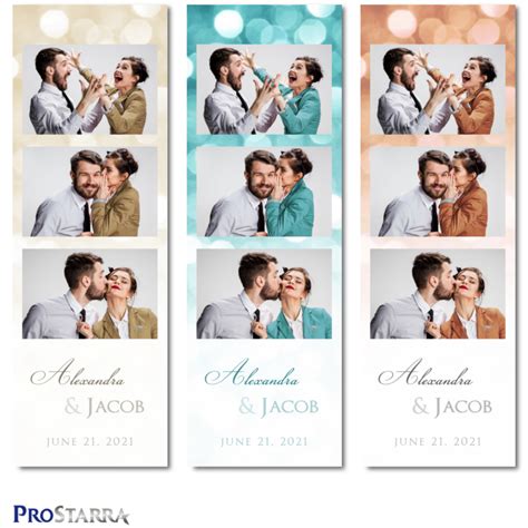 Wedding Photo Booth Strip Template