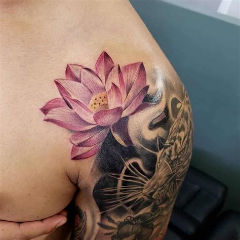 Flor De Loto Tatuaje Imágenes U Opciones De Tatuajes Femeninos De Moda