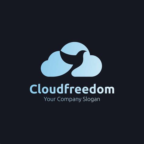 Freedom logo design vector free download