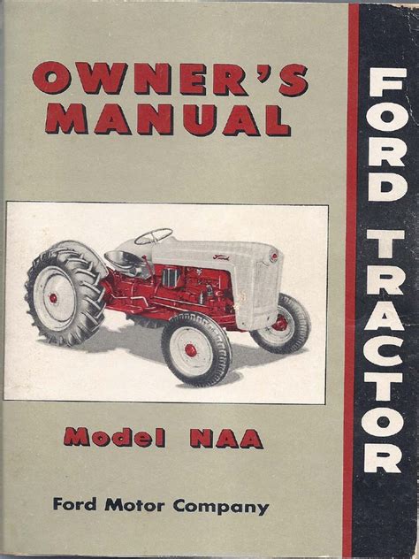 Tractor Owner Manual
