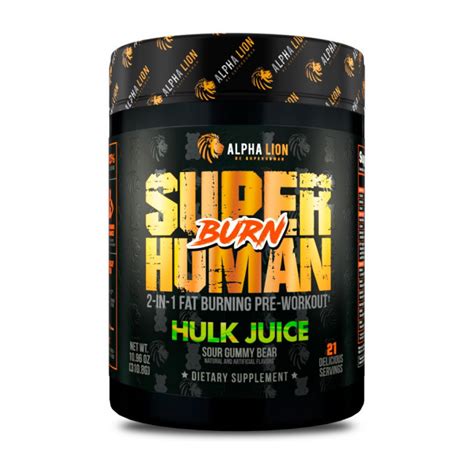 Alpha Lion Superhuman Burn Hulk Juice 50 Servings