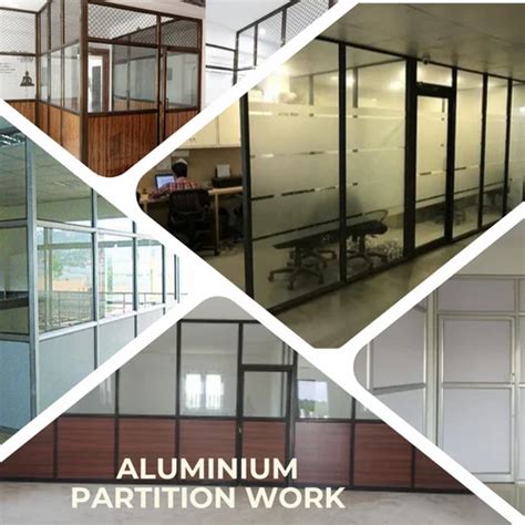 Aluminium Office Partition Works For Commercial In Tamil Nadu At Rs