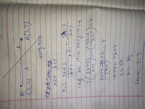 Find The Ratio In Which The Y Axis Divides The Line Segment Joining The