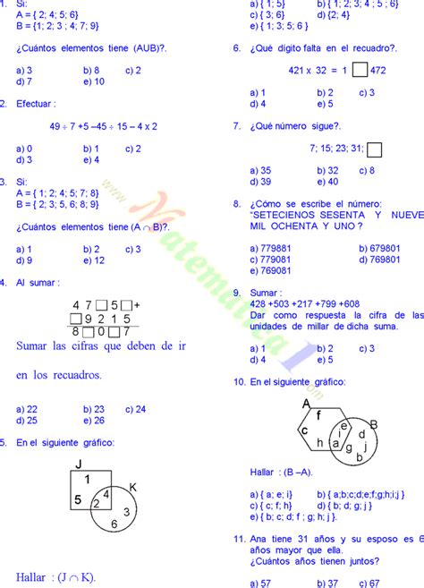 Libro De Logico Matematica De Tercer Grado De Primaria Ejercicios Pdf