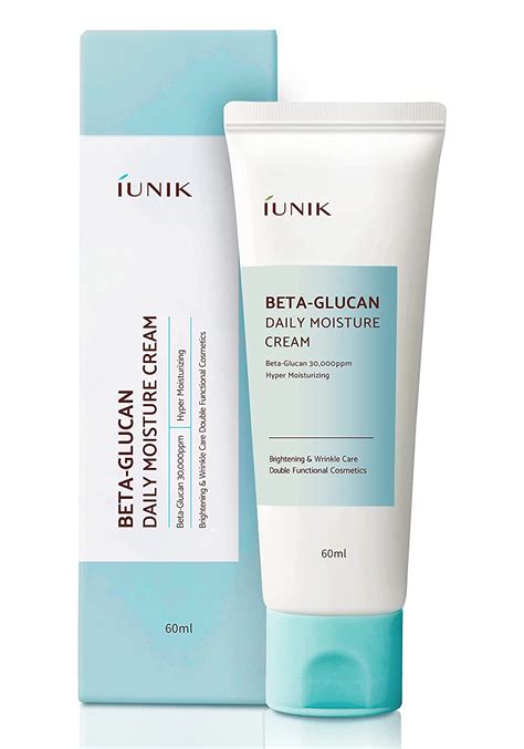 IUNIK Beta Glucan Loción de crema acuosa ligera y no pegajosa de