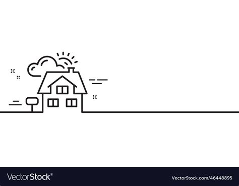 Realtor Line Icon Real Estate Agent Sign Vector Image