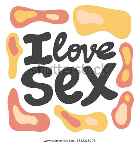 Love Sex Vector Hand Drawn Calligraphic Stock Vector Royalty Free