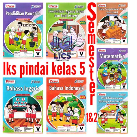 Jual Buku Lks Pindai Sd Kelas Semester Dan Kurikulum Merdeka Cv