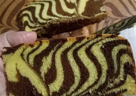 Resep Zebra Butter Cake Oleh Mardiana Cookpad