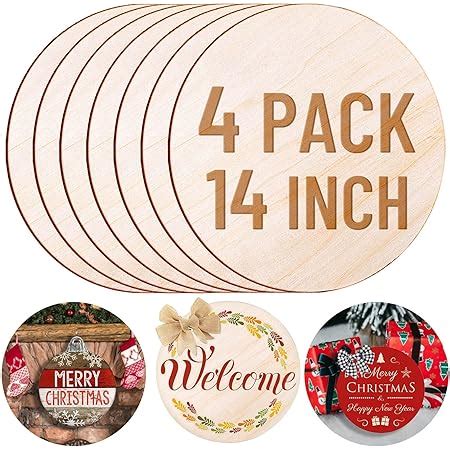 Amazon Round Wood Discs For Crafts Audab Pack Inch Wood