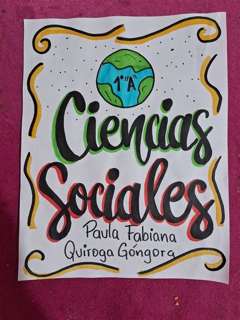 Ciencias Sociales Caratula Caratulas De Ciencias Cuaderno De