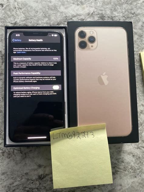 Apple IPhone 11 Pro Max Verizon Gold 64GB A2161 LTMG92243 Swappa