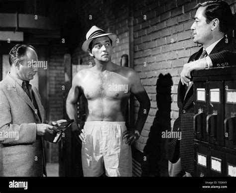 Martin Balsam Robert Mitchum Gregory Peck Cape Fear 1962 Stock