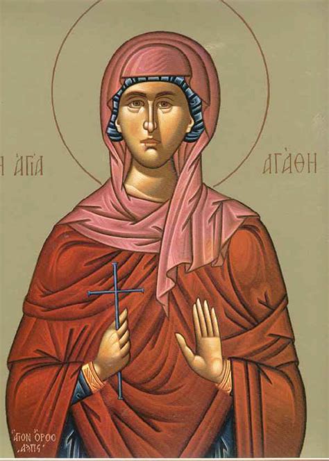 Saint Agatha The Virgin Martyr Mystagogy Resource Center