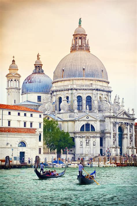 Di Santa Maria Della Salute Venecia Italia De La Bas Lica Imagen De