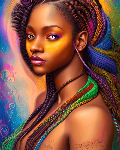 Goddess Of Brown Skin · Creative Fabrica