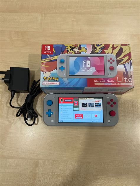 Nintendo Switch Lite Pokemon Zacian And Zamazenta Edition Used Video