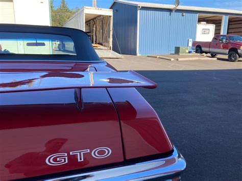 1970 Pontiac Gto Red Gto For Sale