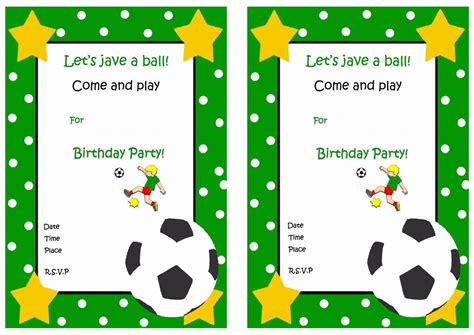 football birthday invitations with photo - Milan Sherrod