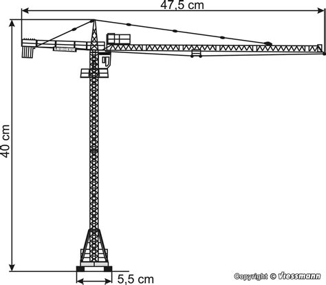 Kibri Turmdrehkran Liebherr H H Modellbauland