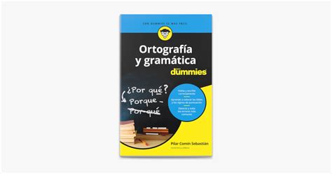 Ortografía y gramática para dummies on Apple Books