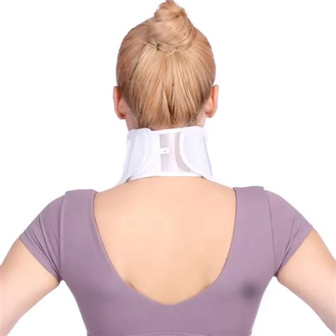 Adjustable Pvc Rigid Plastic Cervical Collar Bracecn