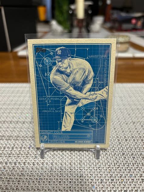 2024 Topps Series 1 SB 23 Gerrit Cole Superstar Blueprint New York