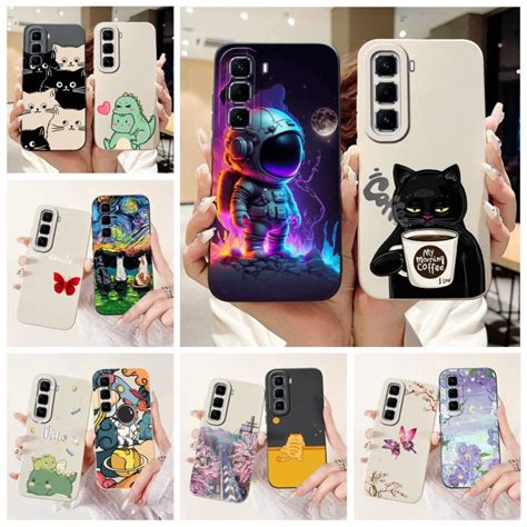 สำหรบ Infinix Hot Pro Plus เคส X นารกแฟชนเคสลายการตนโทรศพท TPU แบบนมสำหรบ