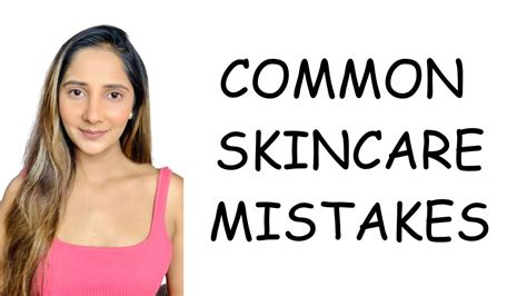 Skincare Mistakes Skincare Mistakes That Cause Acne Skincare