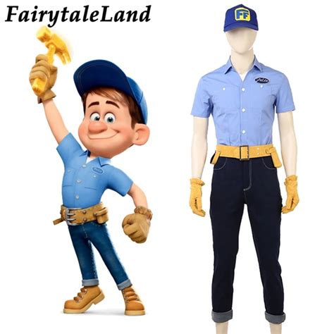 Wreck It Ralph fix it Felix Cosplay Costume Halloween costumes Fancy ...