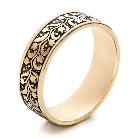 Men's Engraved Wedding Band #101050 - Seattle Bellevue | Joseph Jewelry