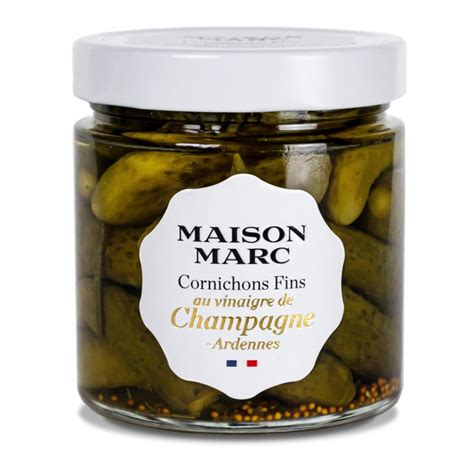 Cornichons Fins Maison Marc Au Vinaigre De Champagne Achat Vente En