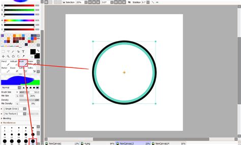 Ways To Make A Perfect Circle In Painttool Sai