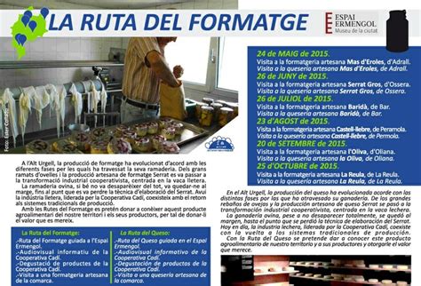 L Espai Ermengol Organitza Una Nova Sortida De La Ruta Del Formatge Per