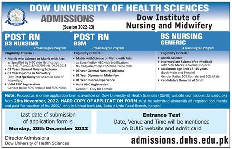 Admissions In Bs Nursing Generic Post Rn Bs Nursing And Post Rn Bsm