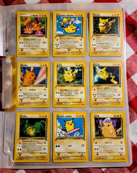 Mavin POKEMON PIKACHU WORLD COLLECTION 2000 PROMO SET BINDER