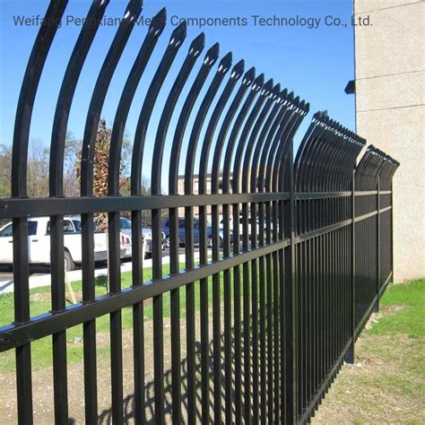 Oem Odm Customized Wrought Iron Racking Fence American Steel Fencing