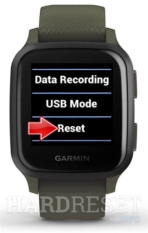 How To Hard Reset Garmin Venu Sq