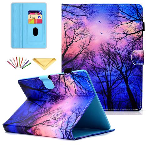 Universal 8 Tablet Flip Case PU Leather Shockproof Stand Case Built In