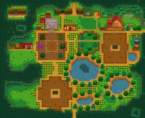 Stardew Valley Forest Farm Layout Planner - Design Talk