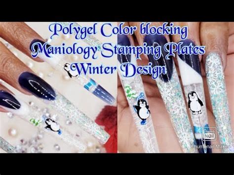 Winter Penguin Design Maniology Maniology Nailart YouTube