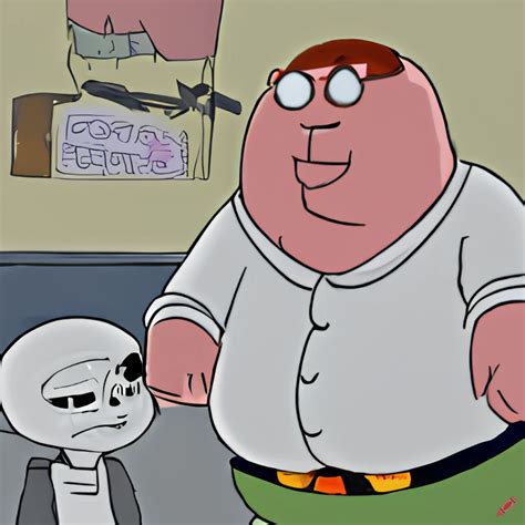 Dalle Mini Dalle Mini Sans Is Unamused About Seeing Peter Griffin